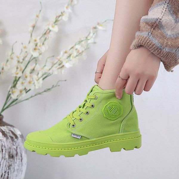 mhyons women's candy colors canvas boots 2019 autumn casual female high-outdoor women shoes resistant fashion booties, Black
mhyons women's candy colors canvas boots 2019 autumn casual female high-outdoor women shoes resistant fashion booties, Black