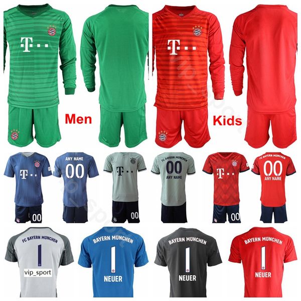 18 19 Long Sleeve Goalkeeper Bayern Munich Soccer 26 Sven Ulreich Jersey 1 Manuel Neuer 1 Oliver Kahn Football Shirt Kit Uniform
18 19 Long Sleeve Goalkeeper Bayern Munich Soccer 26 Sven Ulreich Jersey 1 Manuel Neuer 1 Oliver Kahn Football Shirt Kit Uniform