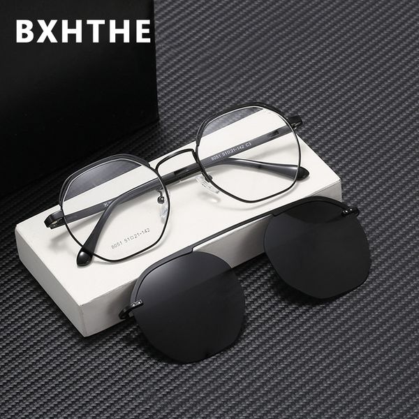 2020 new polarized magnet clip glasses frame men women prescription eyeglasses glasses myopia optical sunglasses eyewear, Black
2020 new polarized magnet clip glasses frame men women prescription eyeglasses glasses myopia optical sunglasses eyewear, Black