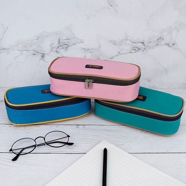 simplicity canvas pencil case design zipper pencil bags large storage pen holders school & office supplies stationery box
simplicity canvas pencil case design zipper pencil bags large storage pen holders school & office supplies stationery box