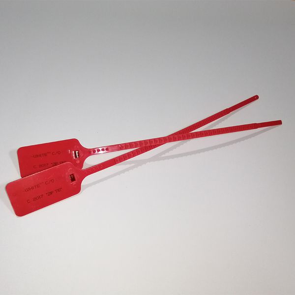 Off Shoe Zip Tie Red Black Font Strap OW Tag Plastic Buckle Virgial Designer OW Red C.2017
Off Shoe Zip Tie Red Black Font Strap OW Tag Plastic Buckle Virgial Designer OW Red C.2017
