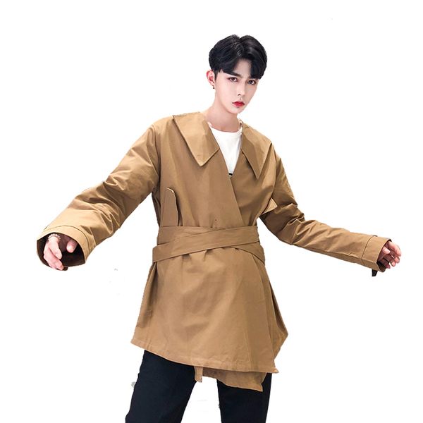 windbreaker middle-aged men's long spring casual workwear jacket 2019 spring new and autumn men's clothing, Tan;black
windbreaker middle-aged men's long spring casual workwear jacket 2019 spring new and autumn men's clothing, Tan;black