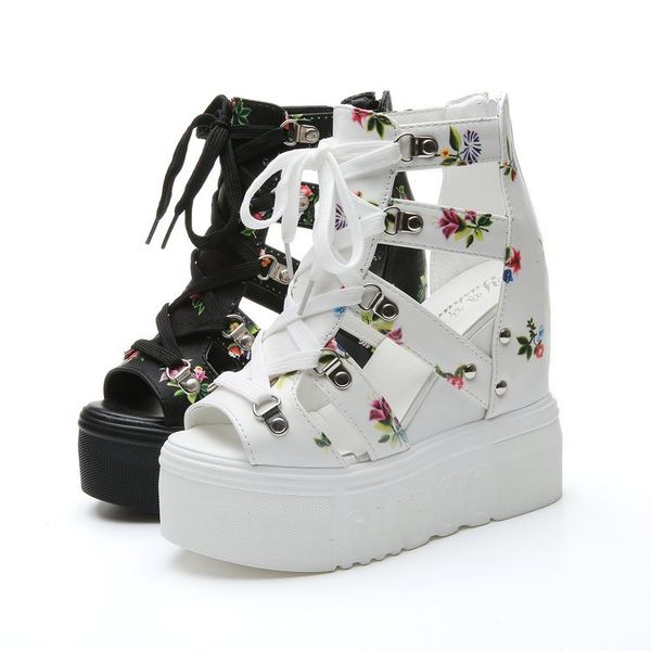 women sandals 2019 hight heels 12cm wedges shoes for women heels sandalias mujer summer shoes leather wedge heels sandals, Black
women sandals 2019 hight heels 12cm wedges shoes for women heels sandalias mujer summer shoes leather wedge heels sandals, Black