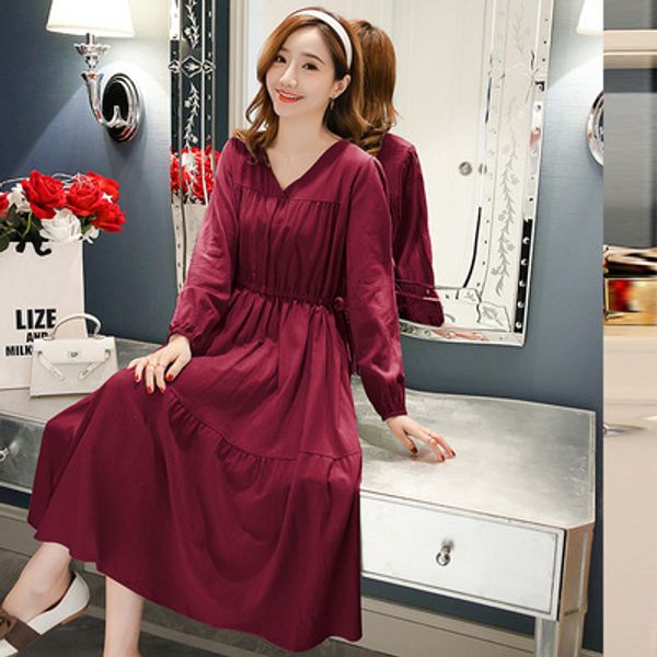 elegant pregnancy dress long sleeve v neck elastic slim waist maternity long party dress for pregnant women maternity clothes, White
elegant pregnancy dress long sleeve v neck elastic slim waist maternity long party dress for pregnant women maternity clothes, White