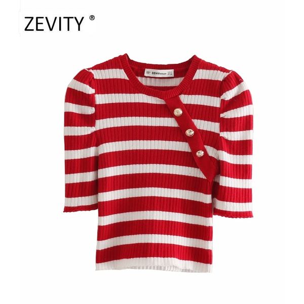 new women o neck puff sleeve striped print knitted casual slim sweater ladies sweet buttons decoration thin sweater s323, White;black
new women o neck puff sleeve striped print knitted casual slim sweater ladies sweet buttons decoration thin sweater s323, White;black