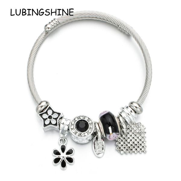 women stainless steel heart flower charms bracelets wire cable rhinestones disco ball open adjustable cuff bangle diy jewelry, Golden;silver
women stainless steel heart flower charms bracelets wire cable rhinestones disco ball open adjustable cuff bangle diy jewelry, Golden;silver