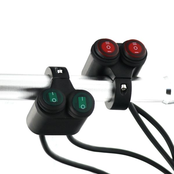 motolovee motorcycle 7/8" handlebar refit waterproof 2 control switches aluminum alloy switch universal light indicator switch
motolovee motorcycle 7/8" handlebar refit waterproof 2 control switches aluminum alloy switch universal light indicator switch