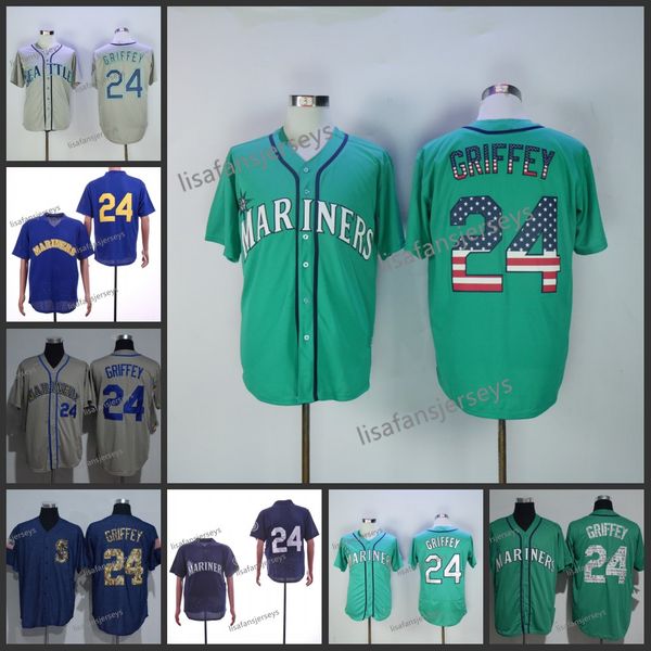 Mens 24 Ken Griffey 2018 baseball Jerseys Embroidered Johnson Griffey 24 white green navy cheap Stitched 2018 baseball jersey
Mens 24 Ken Griffey 2018 baseball Jerseys Embroidered Johnson Griffey 24 white green navy cheap Stitched 2018 baseball jersey
