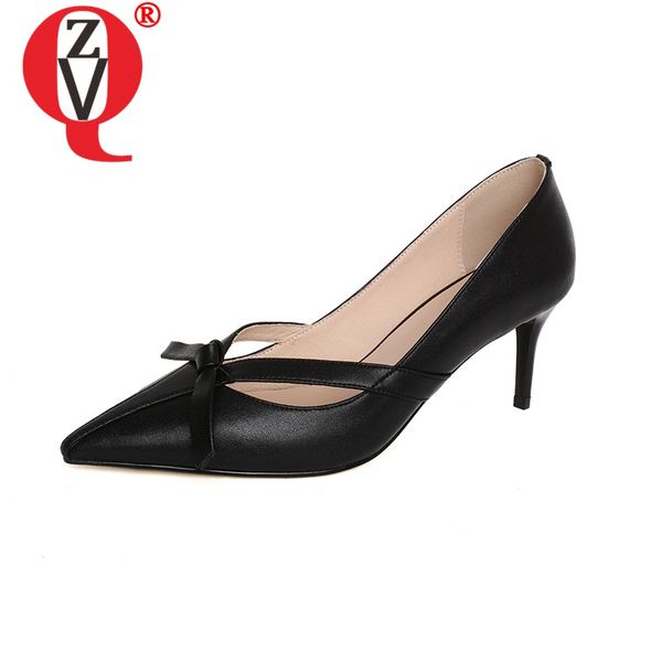 zvq new fashion women pumps outside high heels pointed toe genuine leather shoes 2020 thin heel dress office pumps size 33-40, Black
zvq new fashion women pumps outside high heels pointed toe genuine leather shoes 2020 thin heel dress office pumps size 33-40, Black