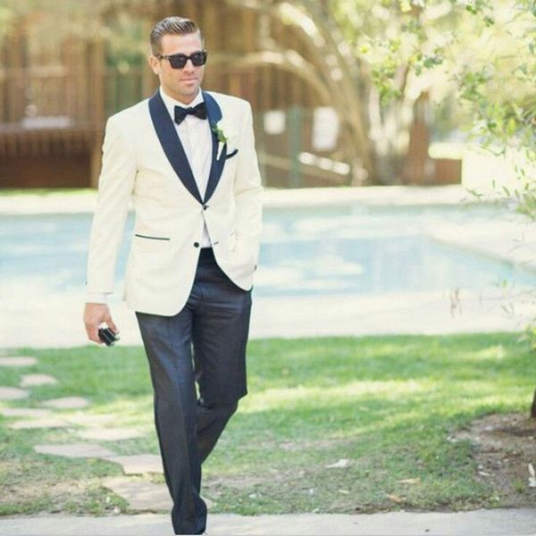 ivory groom tuxedos man casual suits for wedding slim fit groomsman outfits costume homme 2 pieces(coat+pants)terno masculino man attire, Black;gray
ivory groom tuxedos man casual suits for wedding slim fit groomsman outfits costume homme 2 pieces(coat+pants)terno masculino man attire, Black;gray