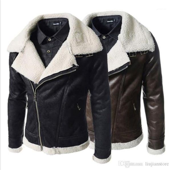 leather jackets autumn fashion mens lapel neck outerwear casual panelled coats with zipper mens designer synthetic, Black
leather jackets autumn fashion mens lapel neck outerwear casual panelled coats with zipper mens designer synthetic, Black