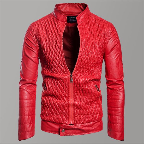 autumn red leather jacket men fashion motorcycle faux leather jacket slim fit mens coats streetwear hip hop men clothing jackets, Black
autumn red leather jacket men fashion motorcycle faux leather jacket slim fit mens coats streetwear hip hop men clothing jackets, Black