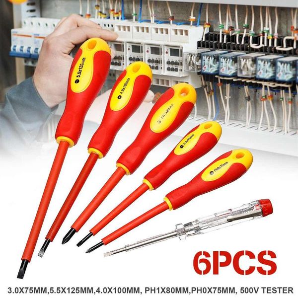 6pcs/set practical vda electricians screwdriver set electrical insulated kit hand tools quality
6pcs/set practical vda electricians screwdriver set electrical insulated kit hand tools quality