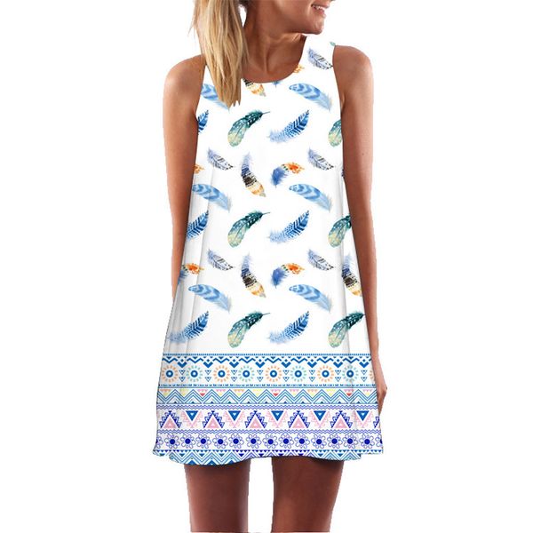 summer dress women fashion 2019 women vintage boho summer sleeveless beach printed short mini dress hollow drop shipping, Black;gray
summer dress women fashion 2019 women vintage boho summer sleeveless beach printed short mini dress hollow drop shipping, Black;gray