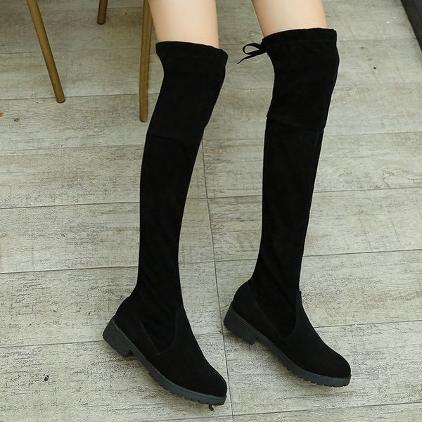 round toe shoes 2020 female fashion party shoes ladies butterfly-knot plush new boots women over-the-kenn boot chaussure u11-66, Black
round toe shoes 2020 female fashion party shoes ladies butterfly-knot plush new boots women over-the-kenn boot chaussure u11-66, Black