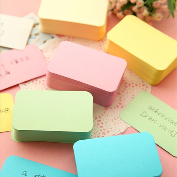 100pcs/box cowhide color word card new blank kraft paper ten choices handwritten card
100pcs/box cowhide color word card new blank kraft paper ten choices handwritten card