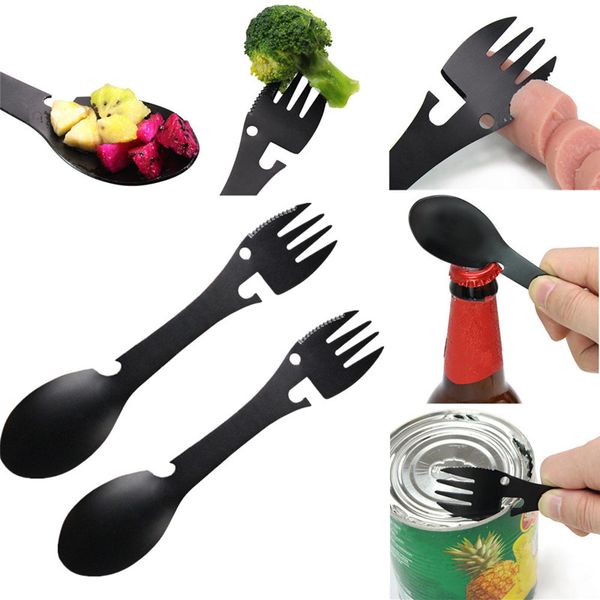2pcs multifunctional camping cookware spoon fork bottle opener portable tool safety & survival z0717
2pcs multifunctional camping cookware spoon fork bottle opener portable tool safety & survival z0717