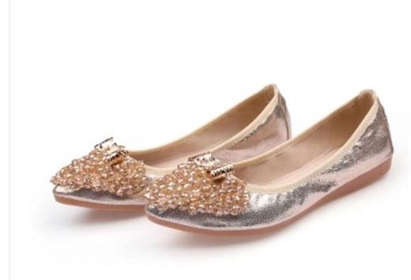 2019 water drill women's shoes in spring and autumn with new style flat bottom pointed end @190, Black
2019 water drill women's shoes in spring and autumn with new style flat bottom pointed end @190, Black