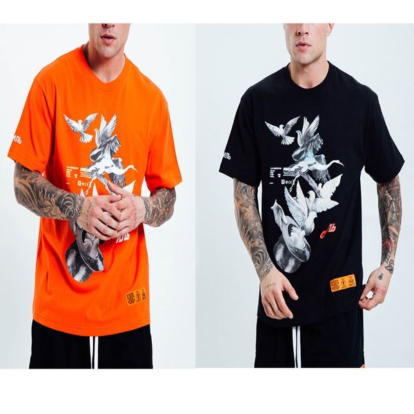 19ss Герона Престон магия-Голубь-кран печать t-shirtsHauteQuality хлопок летние футболки муж
19ss Герона Престон магия-Голубь-кран печать t-shirtsHauteQuality хлопок летние футболки муж