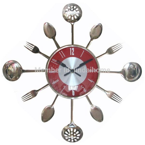 18inch large decorative wall clocks metal spoon fork kitchen wall clock cutlery utensil creative design home decor
18inch large decorative wall clocks metal spoon fork kitchen wall clock cutlery utensil creative design home decor