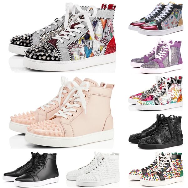 2019 новый дизайнер моды red bottoms повседневная обувь шипованная шипы квартиры обувь для мужчин женщины блестки партии любителей из натура, Black
2019 новый дизайнер моды red bottoms повседневная обувь шипованная шипы квартиры обувь для мужчин женщины блестки партии любителей из натура, Black
