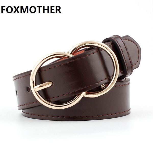 foxmother women double ring buckle leather belt female straps waistband, Black;brown
foxmother women double ring buckle leather belt female straps waistband, Black;brown