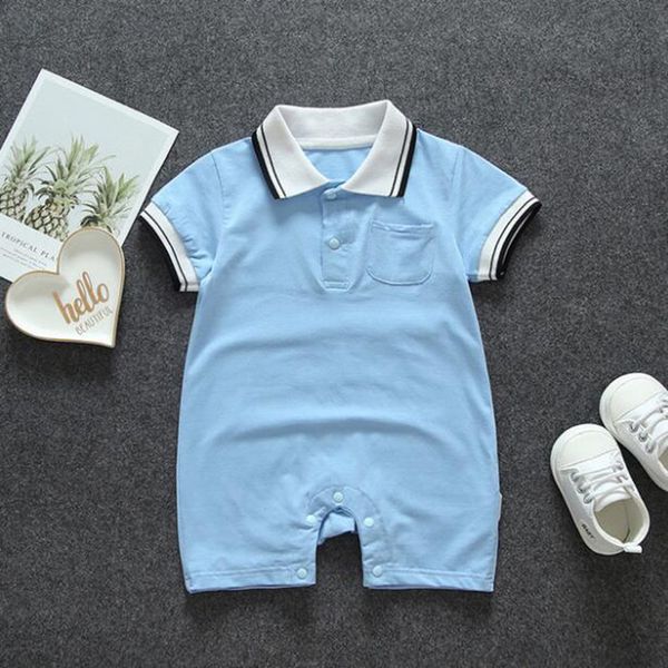 new kids clothing newborn baby romper short sleeve summer jumpsuit fashion printed plaid summer rompers baby clothes, Blue
new kids clothing newborn baby romper short sleeve summer jumpsuit fashion printed plaid summer rompers baby clothes, Blue