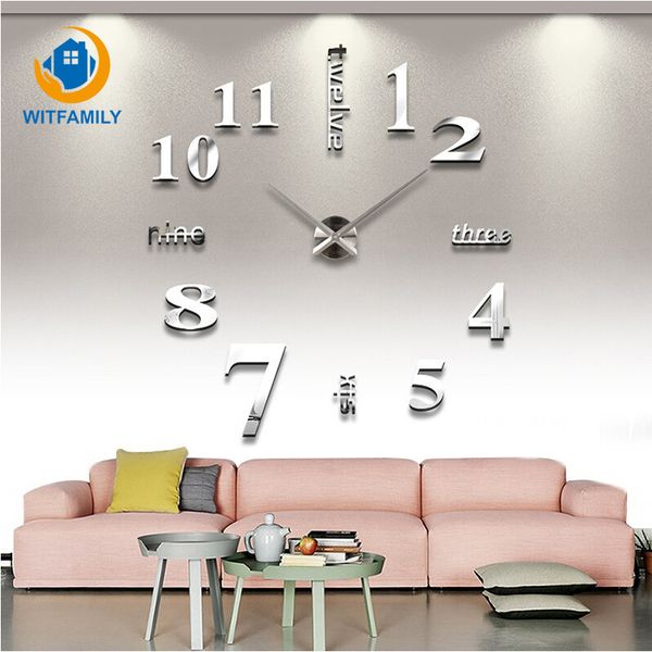 new arrival quartz clock round fashion watch 3d real big wall clock living room decorating gift
new arrival quartz clock round fashion watch 3d real big wall clock living room decorating gift