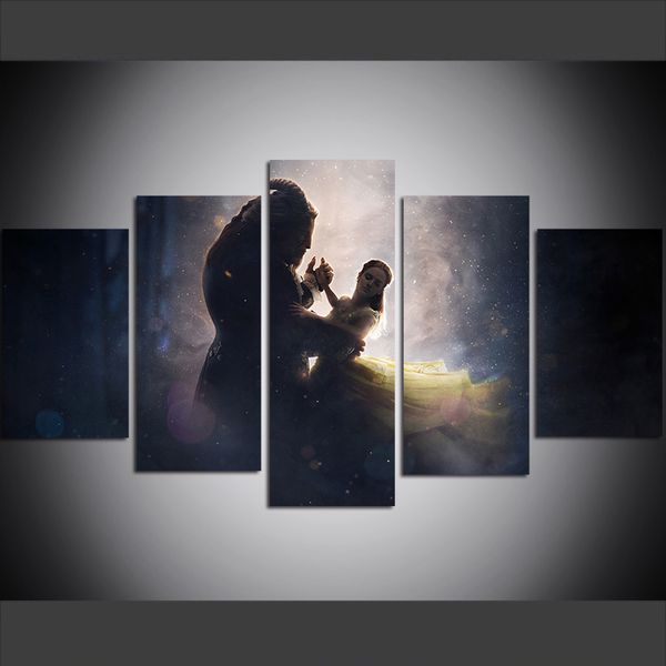 5 piece large size canvas wall art pictures creative forest psychedelic beauty dances with beast art print oil painting for living room
5 piece large size canvas wall art pictures creative forest psychedelic beauty dances with beast art print oil painting for living room