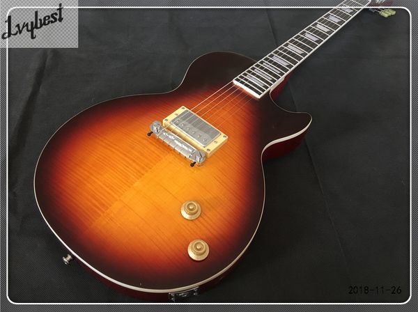 lvycustomized electric guitar standard only bridge pickup wrapround tail rosewood fingerboard dark brown burst top
lvycustomized electric guitar standard only bridge pickup wrapround tail rosewood fingerboard dark brown burst top