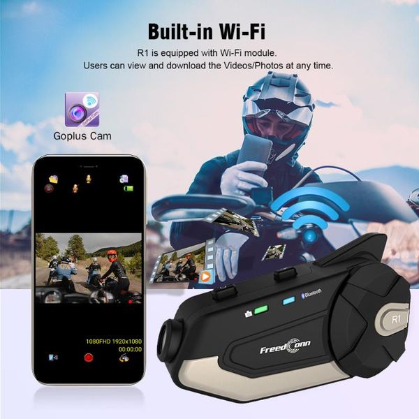 freedconn r1 мотоциклов bluetooth гарнитура водонепроницаемый 1080p hd видео шлем wifi recorder moto камера без переговорной функции
freedconn r1 мотоциклов bluetooth гарнитура водонепроницаемый 1080p hd видео шлем wifi recorder moto камера без переговорной функции