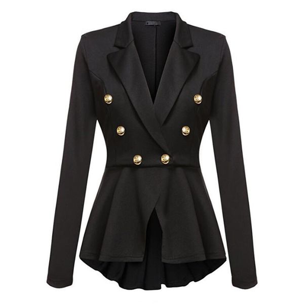 fashion suit up blazer women black coat spring autumn bougie girl double breasted slim botton long sleeve coats, White;black
fashion suit up blazer women black coat spring autumn bougie girl double breasted slim botton long sleeve coats, White;black