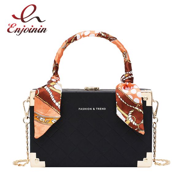 scarf pu leather box style metal tote handle women's party purses and handbags shoulder bag crossbody bag female evening
scarf pu leather box style metal tote handle women's party purses and handbags shoulder bag crossbody bag female evening