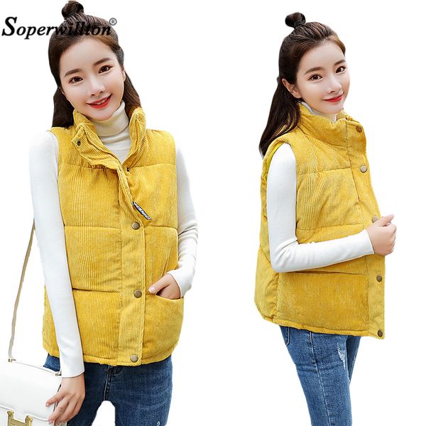 women's sleeveless jacket new 2018 autumn winter women corduroy vest duck down soft warm waistcoat black coat female fashion c06, Black;white
women's sleeveless jacket new 2018 autumn winter women corduroy vest duck down soft warm waistcoat black coat female fashion c06, Black;white