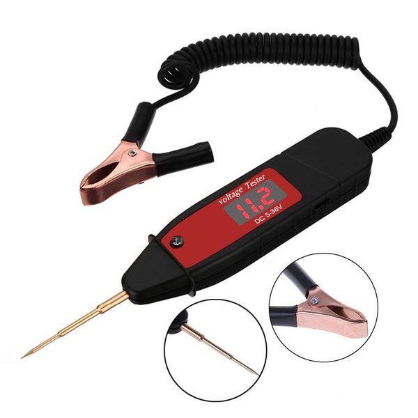 5-48v digital display lcd light car circuit tester power probe car diagnosis special tool voltage test pen for truck boat
5-48v digital display lcd light car circuit tester power probe car diagnosis special tool voltage test pen for truck boat