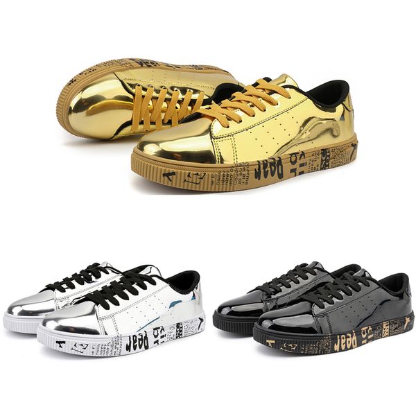 men women sneakers white black gold mens casual skateboard platform shoes women outdoor trainer jogging shoes size 39-44
men women sneakers white black gold mens casual skateboard platform shoes women outdoor trainer jogging shoes size 39-44