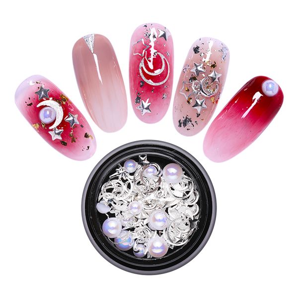3d nail art rivet studs gold silver red mixed colors star moon pearl nail diy decorations tips for art beauty design, Silver;gold
3d nail art rivet studs gold silver red mixed colors star moon pearl nail diy decorations tips for art beauty design, Silver;gold