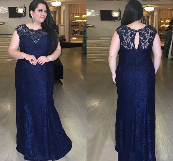 fashion navy lace plus size special occasion prom evening dress 2020 jewel sheer neck cap short sleeves rhinestones formal gowns, Black
fashion navy lace plus size special occasion prom evening dress 2020 jewel sheer neck cap short sleeves rhinestones formal gowns, Black