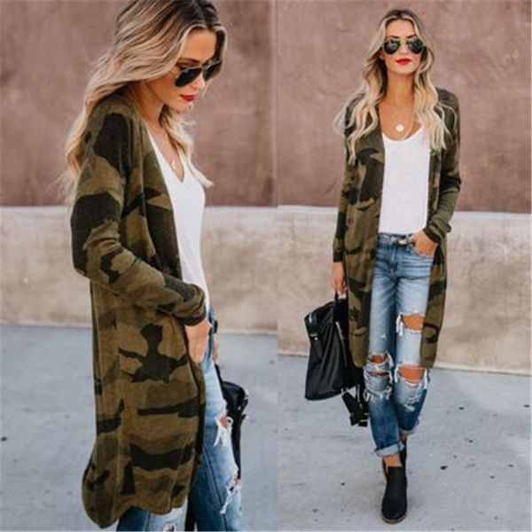 spring and autumn new casual loose women's cardigan thin jacket camouflage print long sleeve slim joker women's long jacket, White
spring and autumn new casual loose women's cardigan thin jacket camouflage print long sleeve slim joker women's long jacket, White