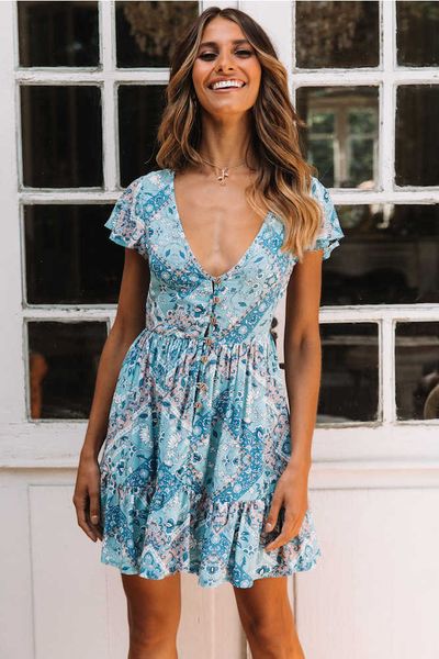 womens bohemian dresses 2019 new arrival summer beach holiday womens printed dresses casual women short skirts size s-xl, Black;gray
womens bohemian dresses 2019 new arrival summer beach holiday womens printed dresses casual women short skirts size s-xl, Black;gray