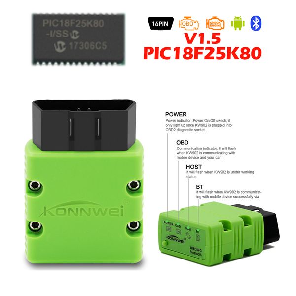 super elm327 konnwei kw902 bluetooth obd-ii car diagnostic tool elm 327 obd2 code reader scanner better than elm327 v2.1
super elm327 konnwei kw902 bluetooth obd-ii car diagnostic tool elm 327 obd2 code reader scanner better than elm327 v2.1