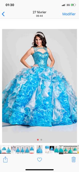 special link for friend blue dress (bride, White