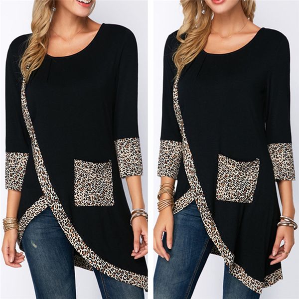 patchwork leopard print cowl t shirt women autumn casual o neck long sleeve t shirt pullover women clothing, White
patchwork leopard print cowl t shirt women autumn casual o neck long sleeve t shirt pullover women clothing, White