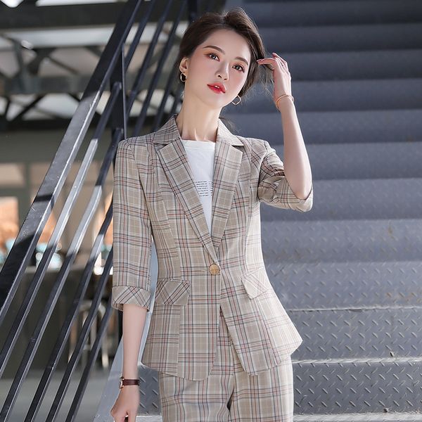 women's suits & blazers 2021 female office work formal pant suit lady 2piece set blazer trouser jacket plus size short 3/4 sleeve, White;black
women's suits & blazers 2021 female office work formal pant suit lady 2piece set blazer trouser jacket plus size short 3/4 sleeve, White;black