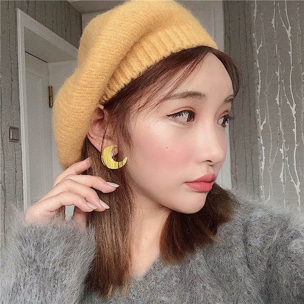 knitting wool beret french female japanese painter cap restoring ancient ways autumn winter season warm knitted cap hat women, Blue;gray
knitting wool beret french female japanese painter cap restoring ancient ways autumn winter season warm knitted cap hat women, Blue;gray