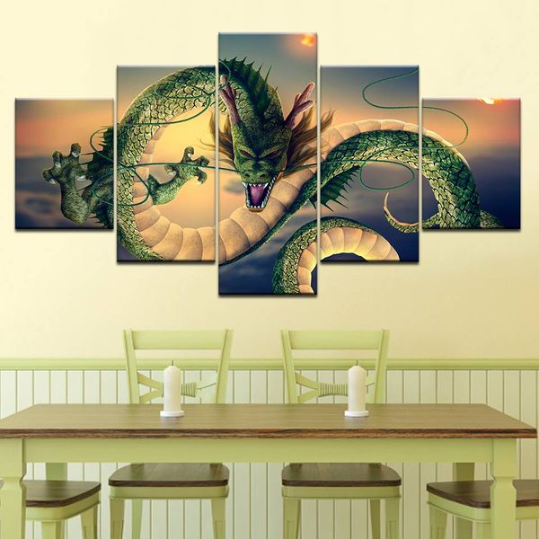 canvas poster living room wall art 5 pieces cartoon dragon ball painting hd prints shenron pictures home decor (no frame
canvas poster living room wall art 5 pieces cartoon dragon ball painting hd prints shenron pictures home decor (no frame