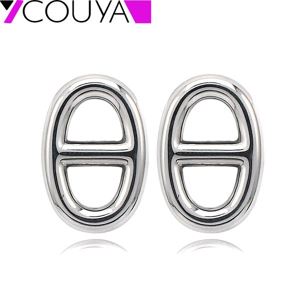 vintage silver oval geometric lock stud earrings for women cute surgical steel anti allergic earrings bijoux femme, Golden
vintage silver oval geometric lock stud earrings for women cute surgical steel anti allergic earrings bijoux femme, Golden