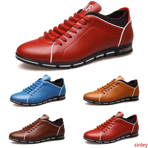 men casual leather shoes black red chestnut light blue fashion mens sneakers flat shoe outdoor walking size 40-45 #23
men casual leather shoes black red chestnut light blue fashion mens sneakers flat shoe outdoor walking size 40-45 #23