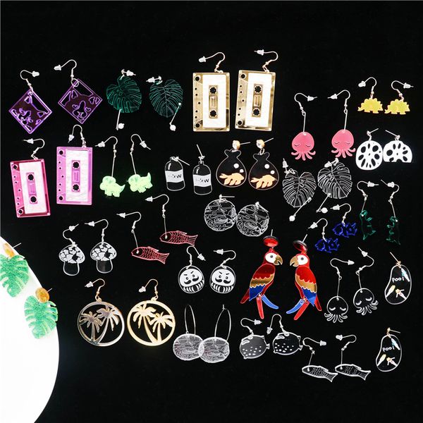 cute bird parrot leaf star geometric shaped pendant acrylic stud earring for women girl ear jewelry gifts, Golden;silver
cute bird parrot leaf star geometric shaped pendant acrylic stud earring for women girl ear jewelry gifts, Golden;silver