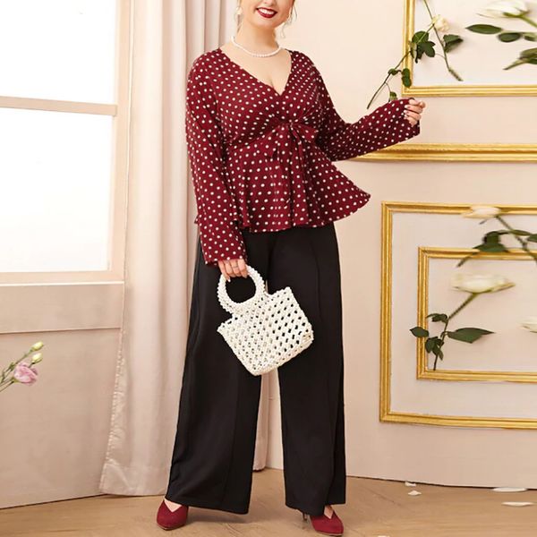blouse women's clothing plus size v neck long sleeve shirt polka dot knot front female blouse 2019 blusas chemisier ali17, White
blouse women's clothing plus size v neck long sleeve shirt polka dot knot front female blouse 2019 blusas chemisier ali17, White